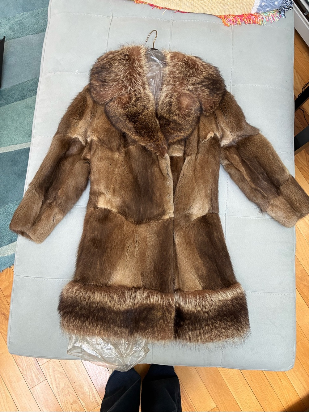 Classic Brown Fur Coat - Women's Luxury Winter Coat